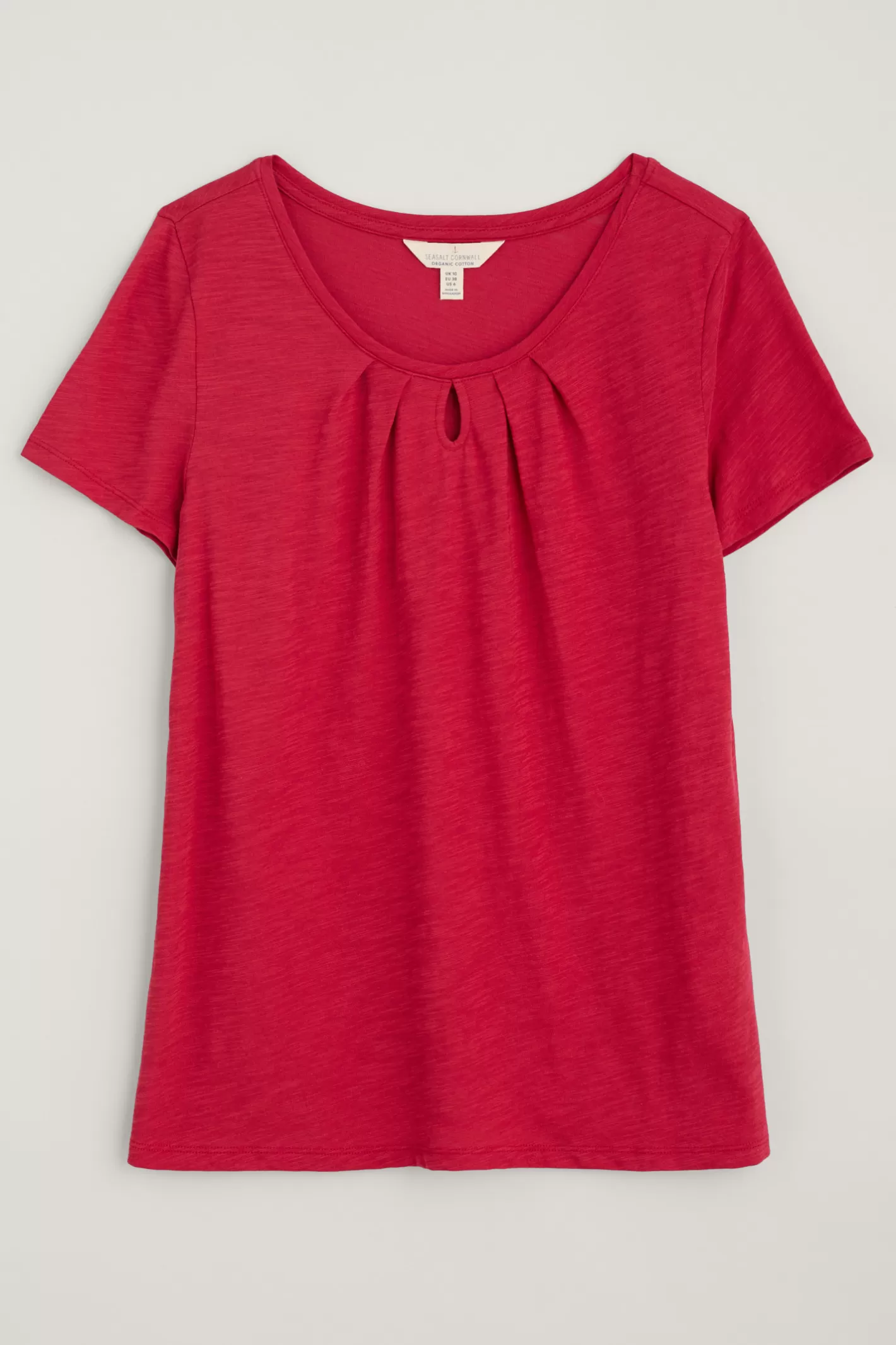 Sale Appletree Keyhole Detail T-Shirt (Gots) Women Tops