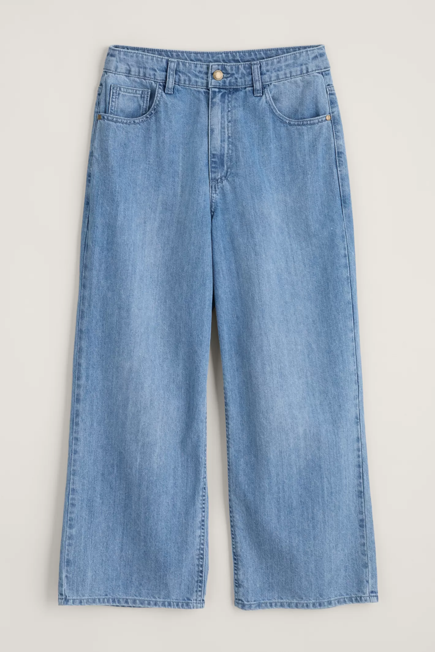 Sale Barnes Organic Cotton Denim Crops Women Trousers & Shorts