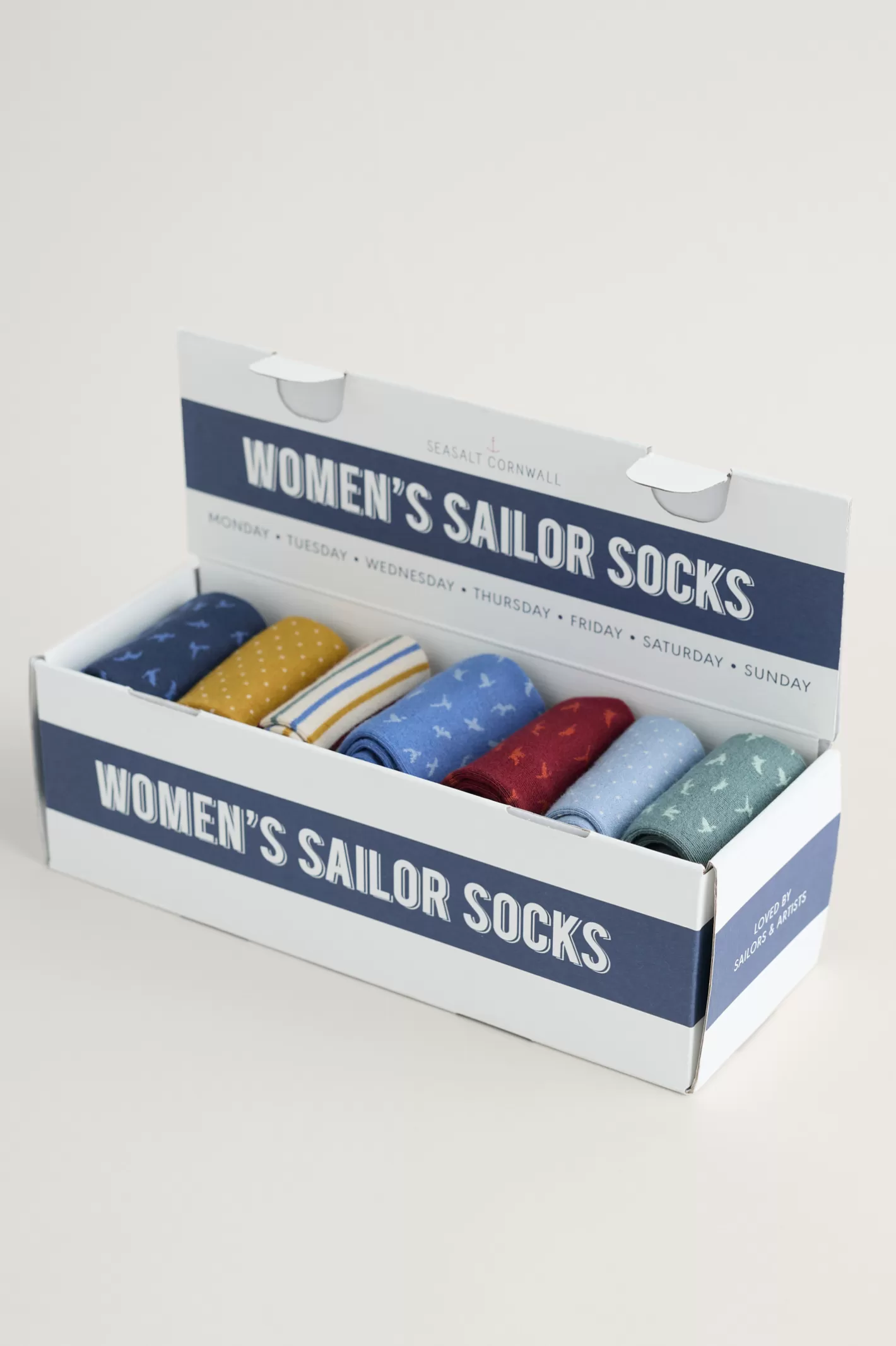 Flash Sale Box Of 7 Women's Sailor Socks Women Socks & Tights