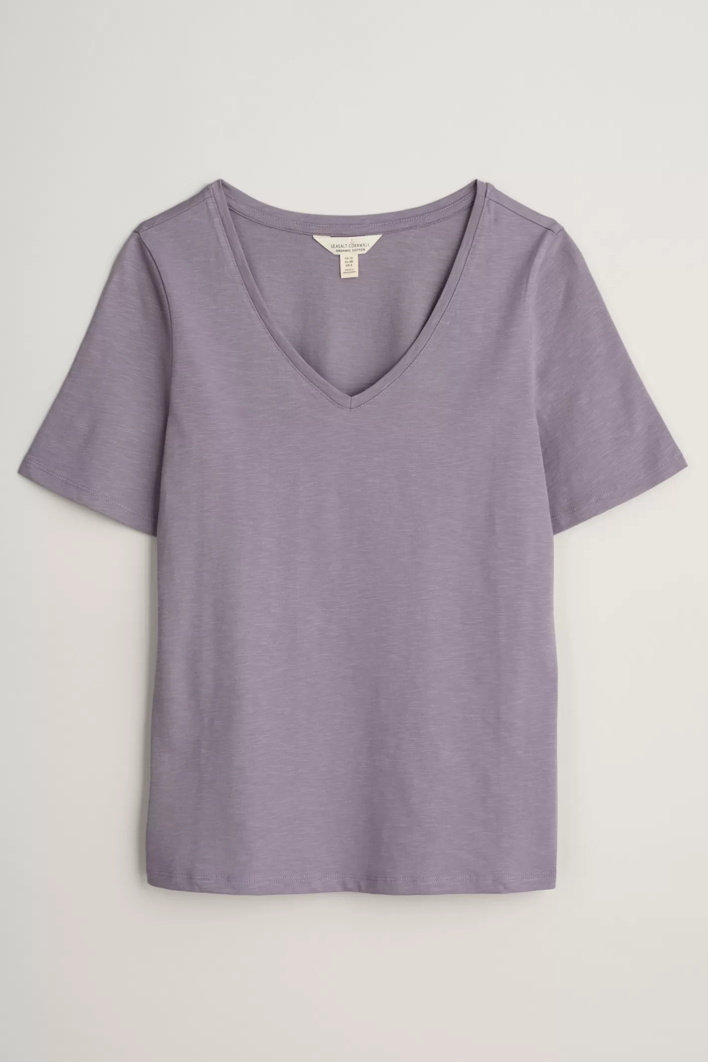 Best Burdock Organic Cotton V-Neck T-Shirt (Gots) Women Tops