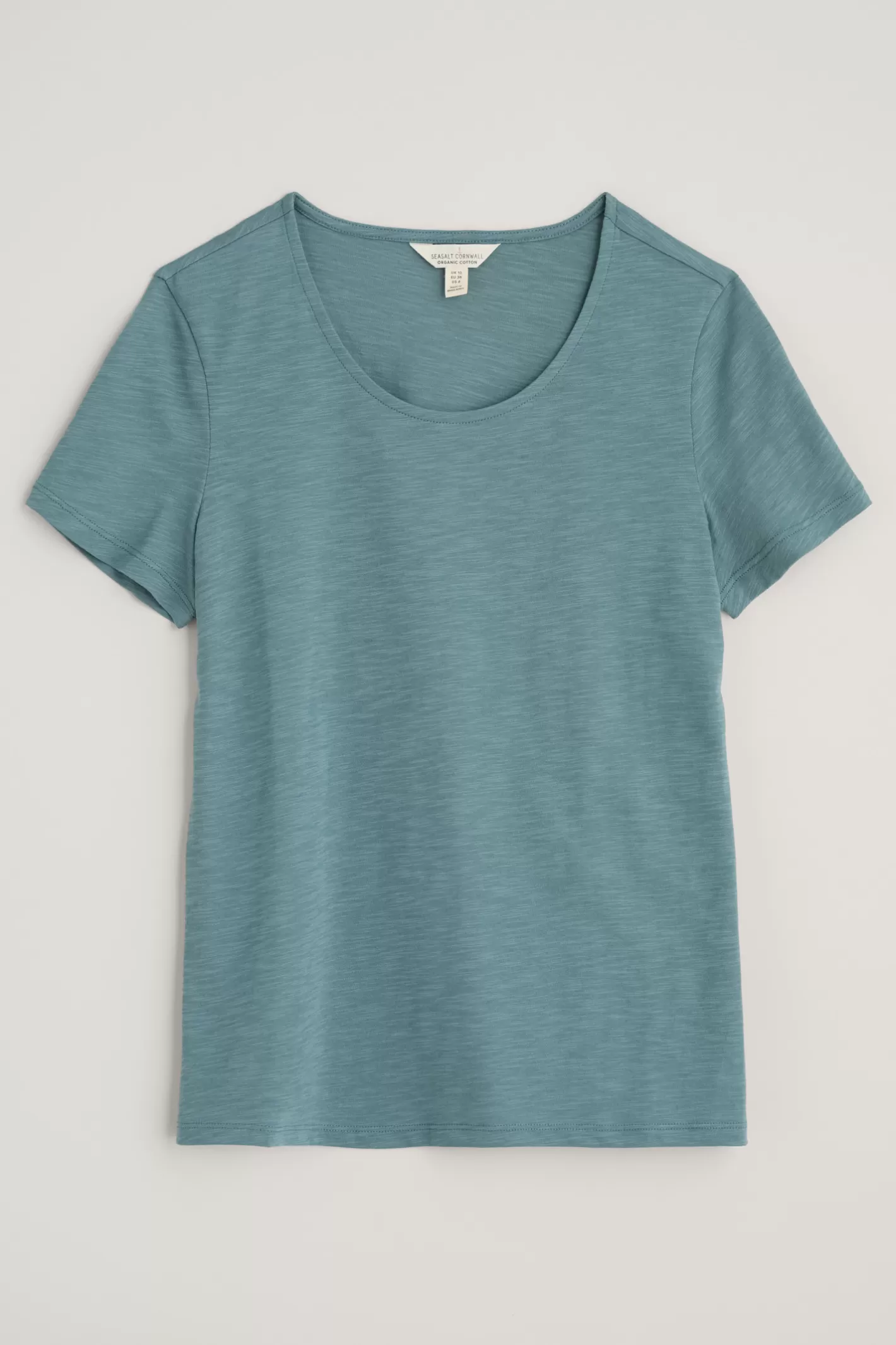 Fashion Camerance Scoop Neck T-Shirt (Gots) Women Tops