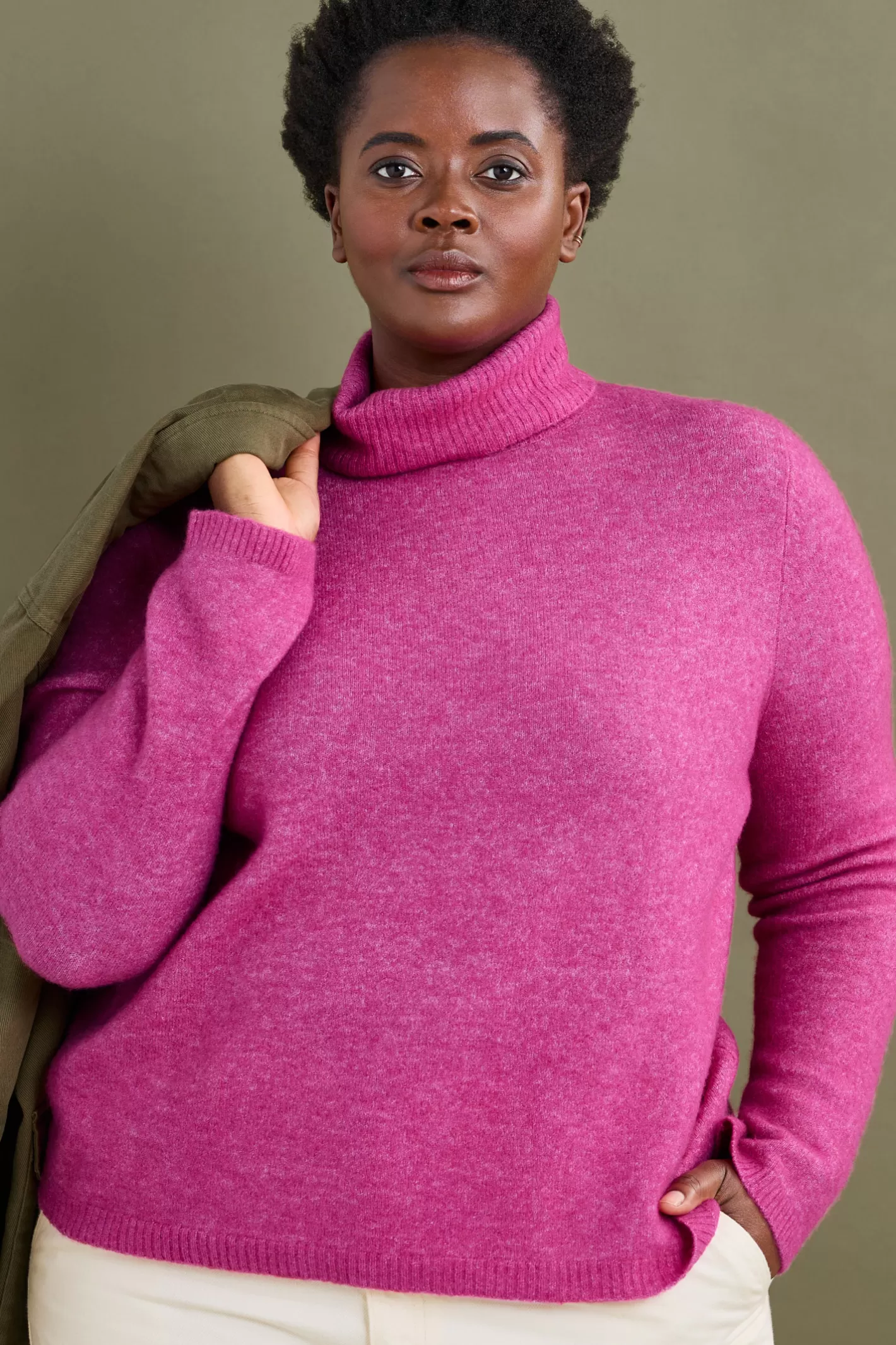 New Cloud Chasing Roll Neck Jumper Women Knitwear