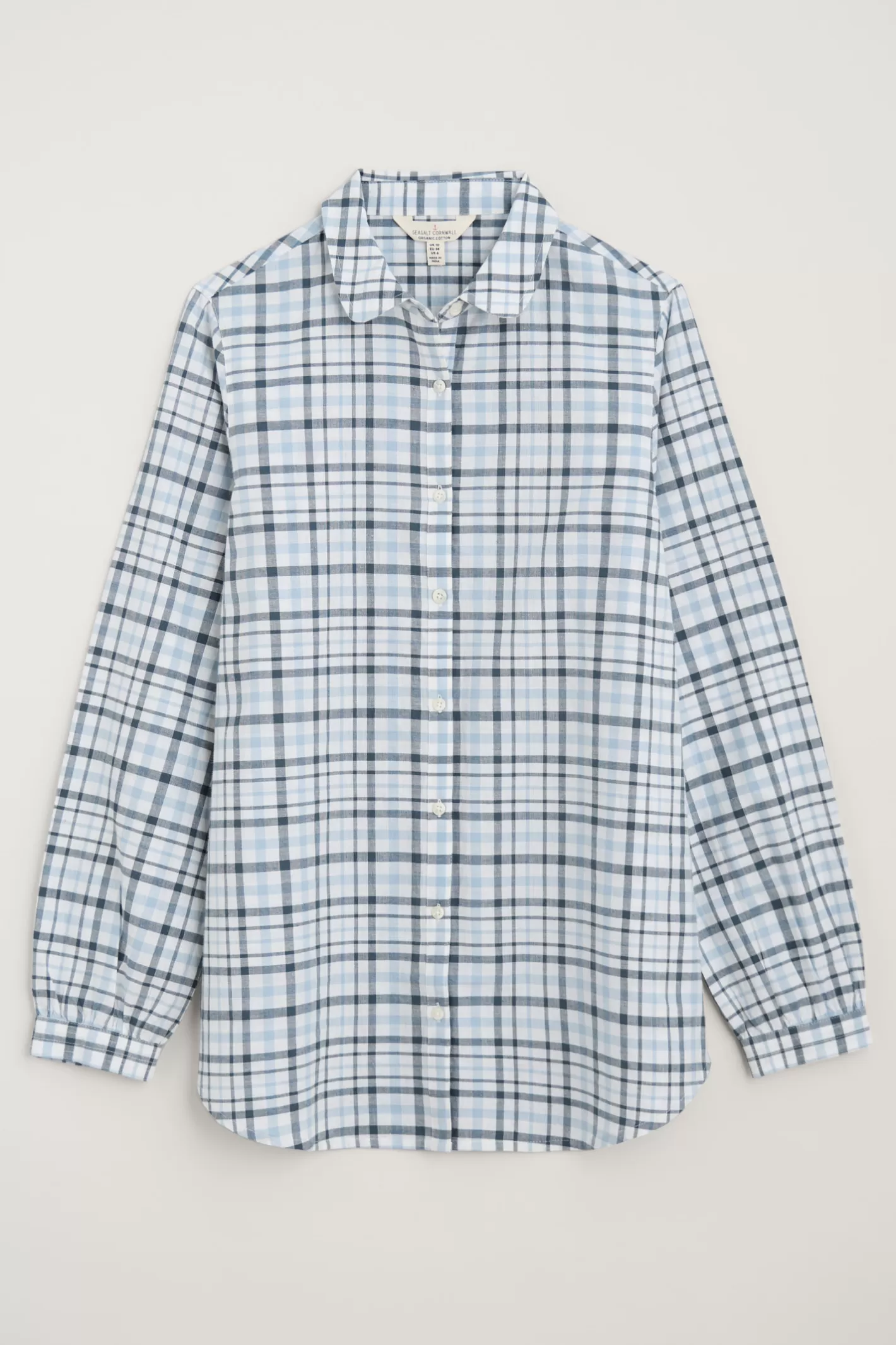 Cheap Ebb Tide Check Shirt Women Tops