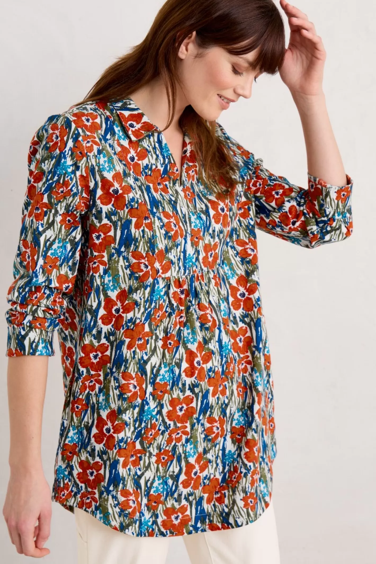 New Fal Water Printed Tunic Women Tunics