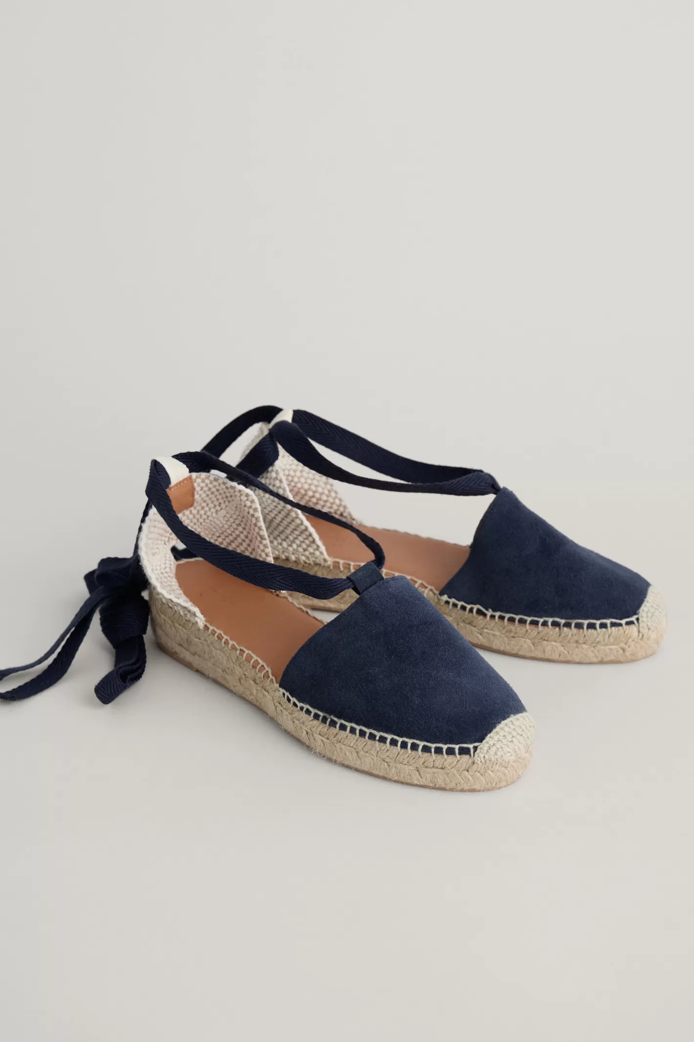 Fashion Fern Path Suede Wedge Espadrilles Women Shoes