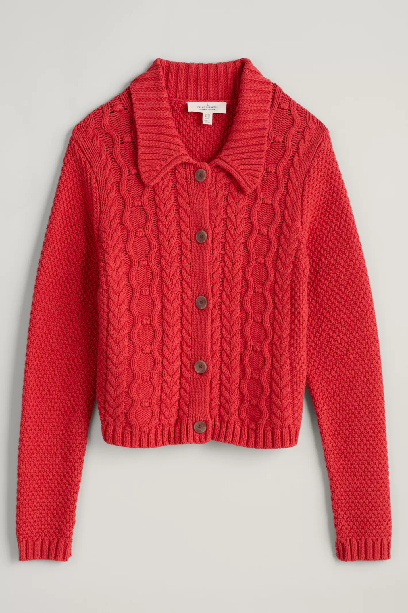 Best Sale Forest Ridge Cable Knit Collared Cardigan Women Knitwear