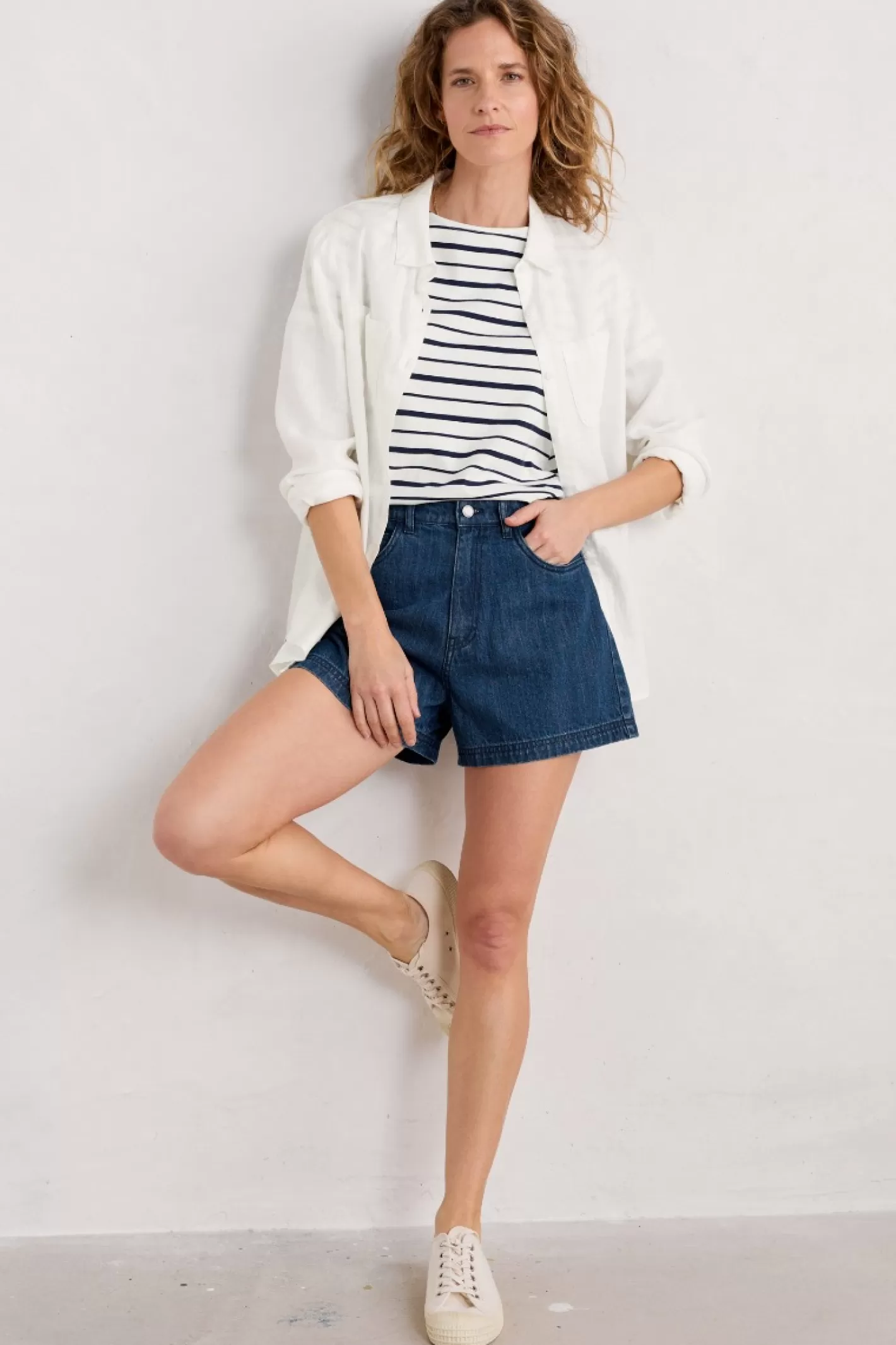 Sale Holloway Denim Shorts Women Trousers & Shorts