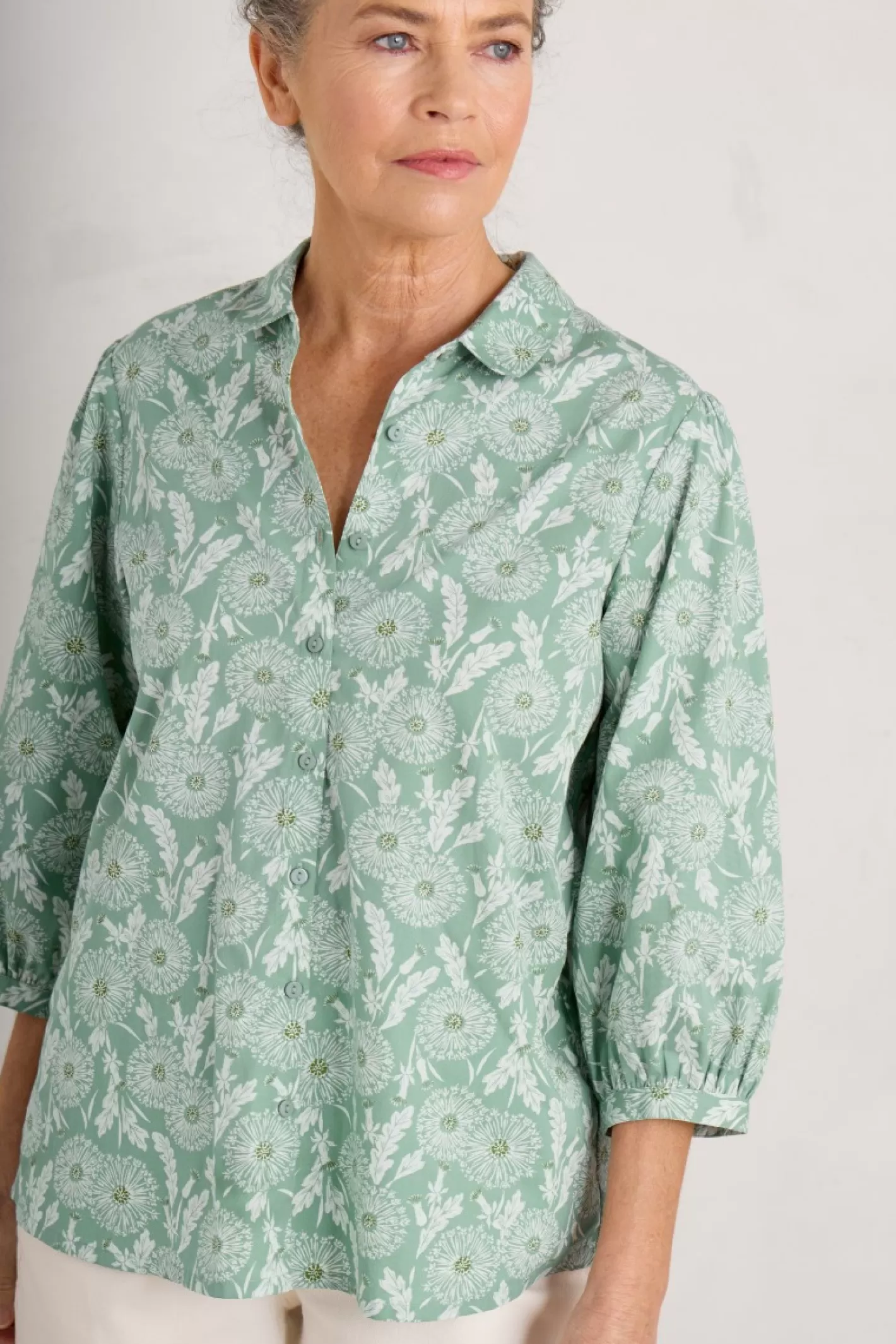 Hot Hope Cottage Organic Cotton Blouse Women Tops