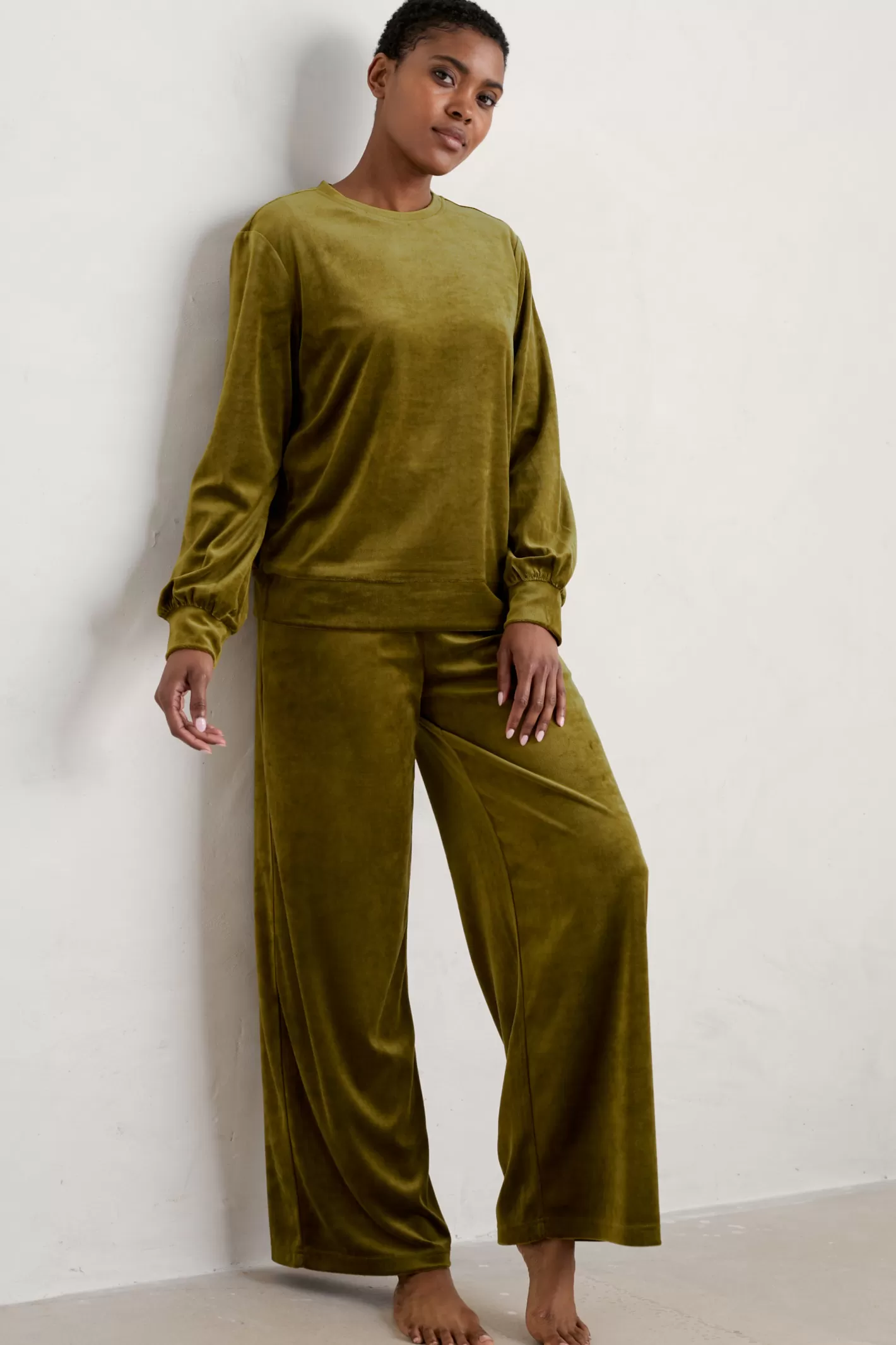 Outlet Kowan Velour Trouser Women Nightwear