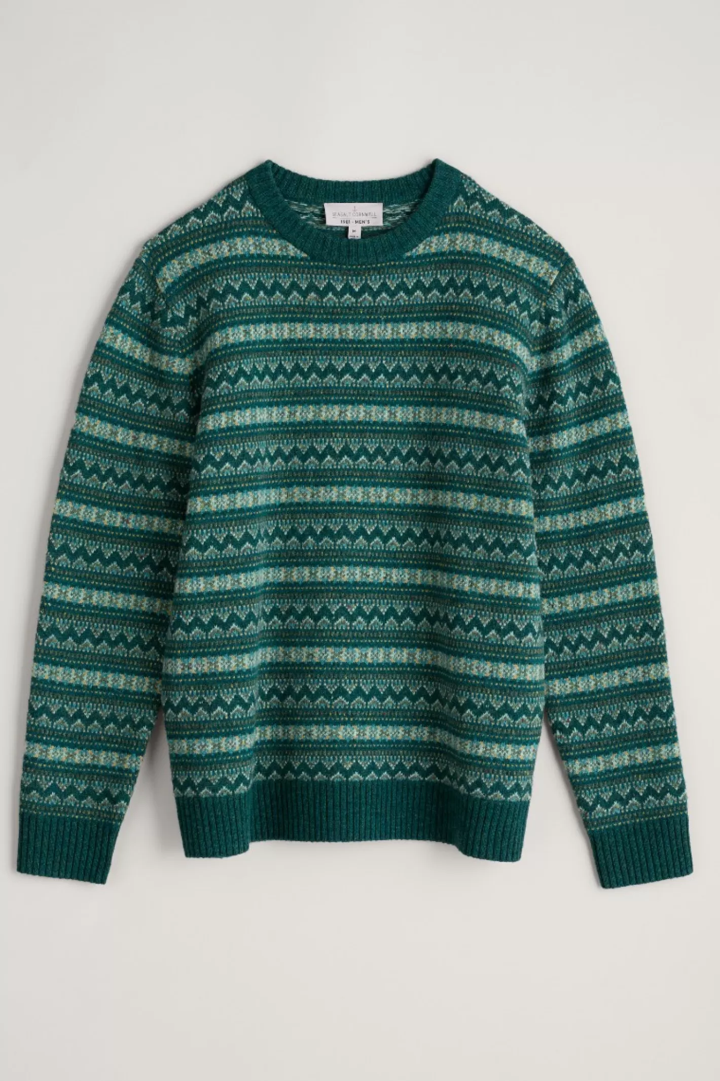 Online Men's Layline Fair Isle Jumper Men Knitwear