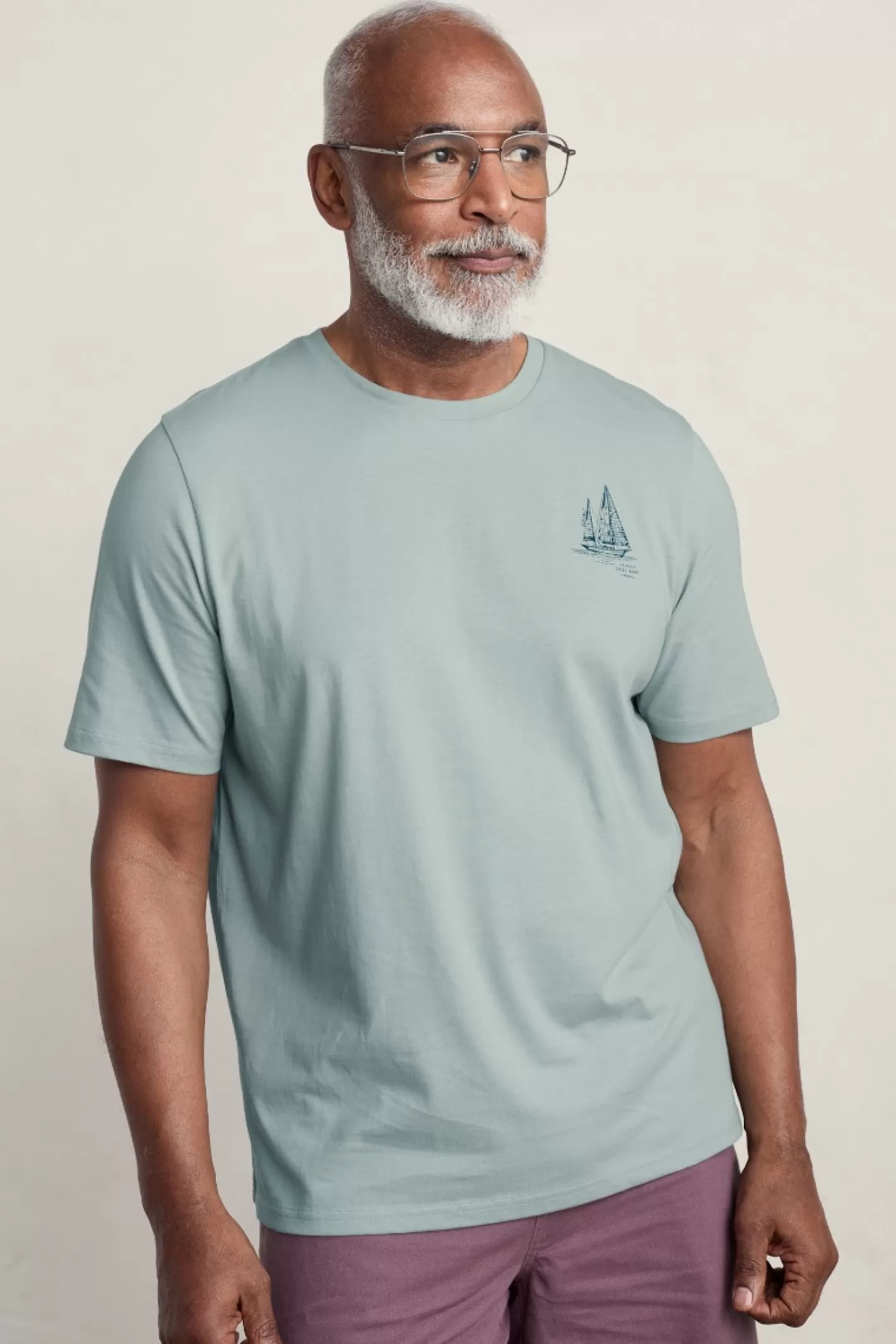 New Men's Loggerhead Organic Cotton T-Shirt Men Tops & T-Shirts