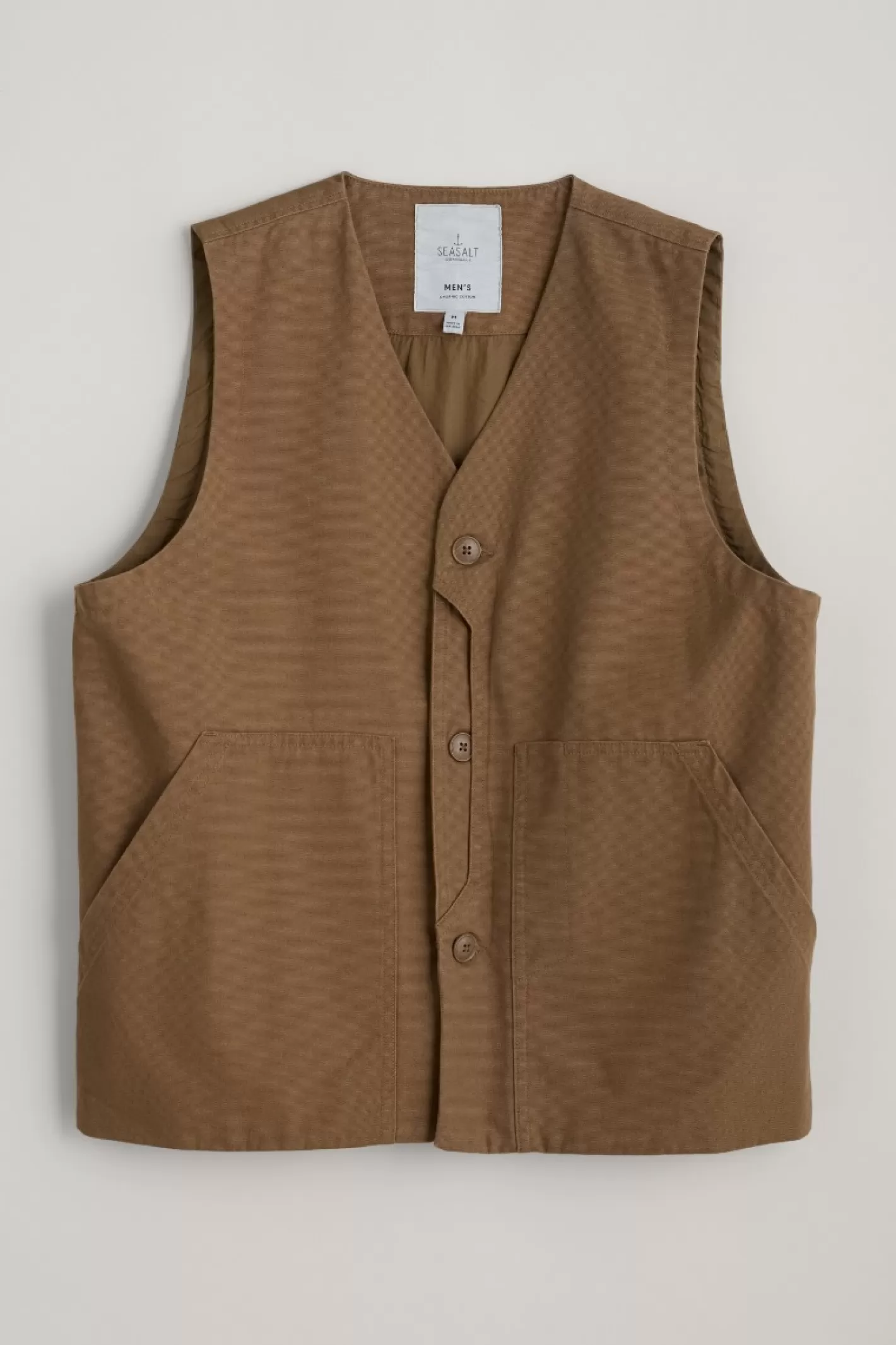 New Men's Organic Cotton Metern Waistcoat Men Coats & Jackets