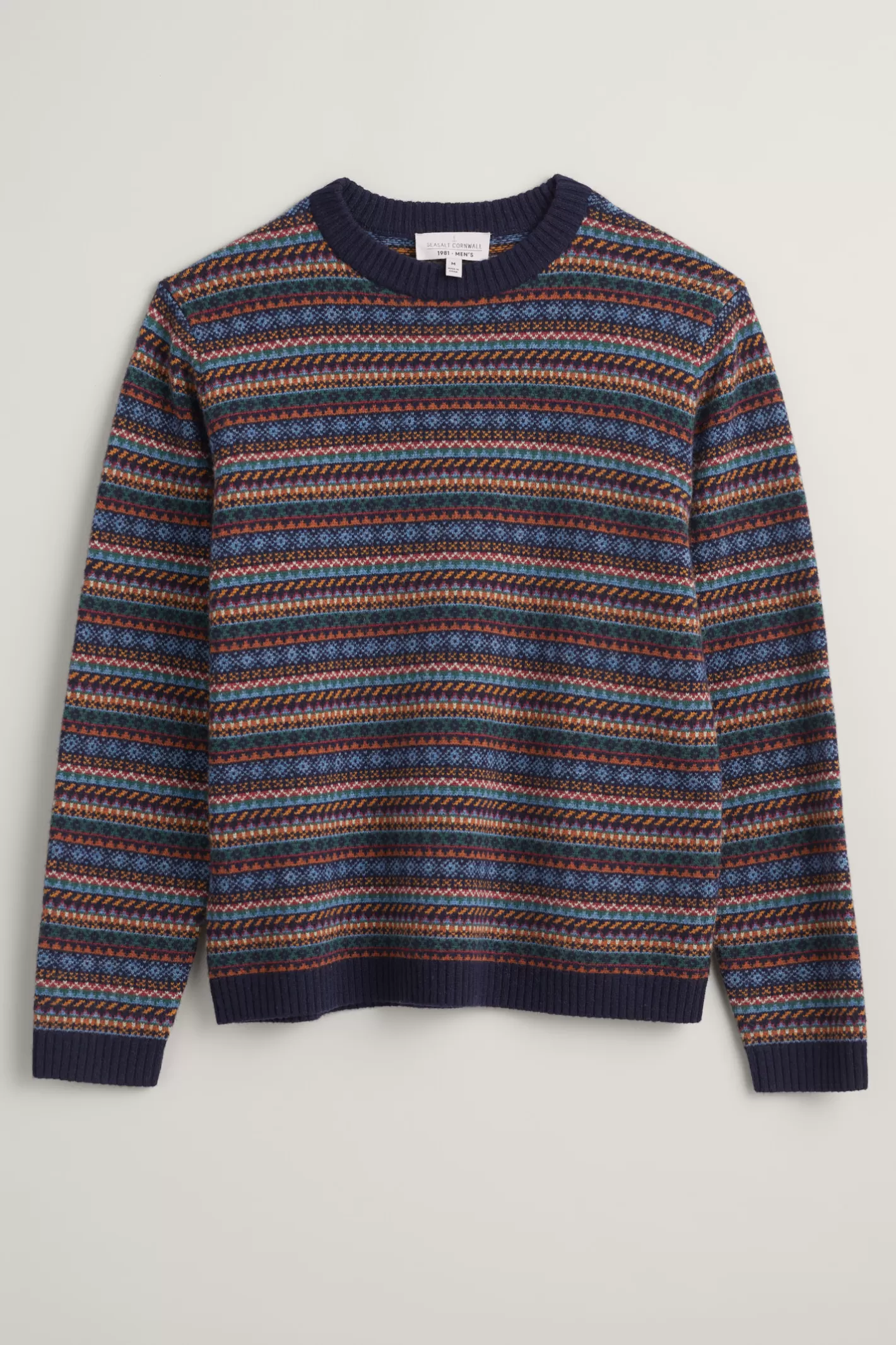 Outlet Men's Polventon Fair Isle Jumper Men Knitwear