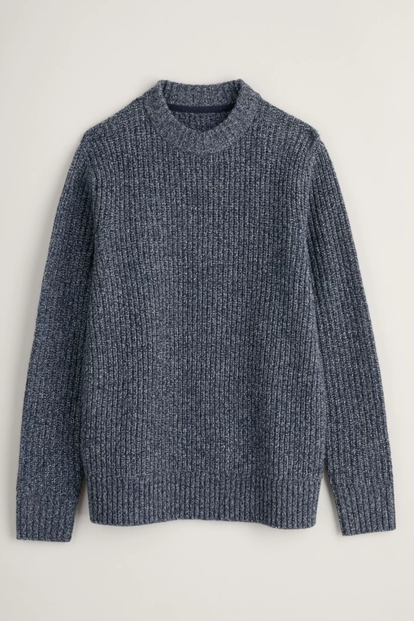 Fashion Men's Wheelwright Ribbed Lambswool Blend Jumper Men Knitwear