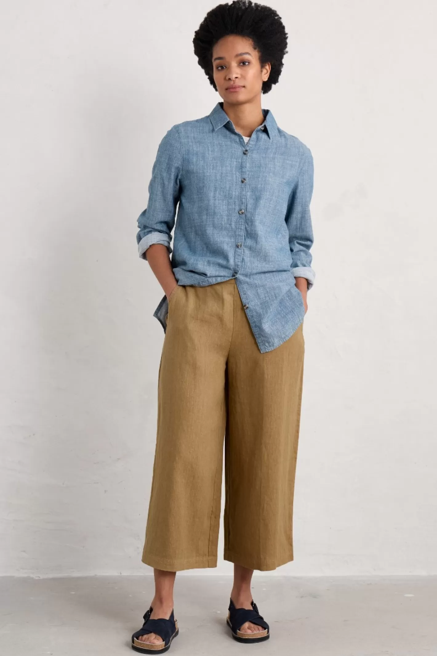 Best Sale Merrivale Linen Culottes Women Trousers & Shorts