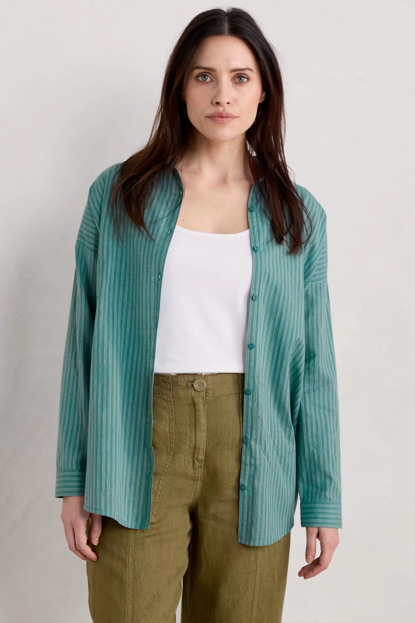 Store Rising Cotton Shirt Women Tops