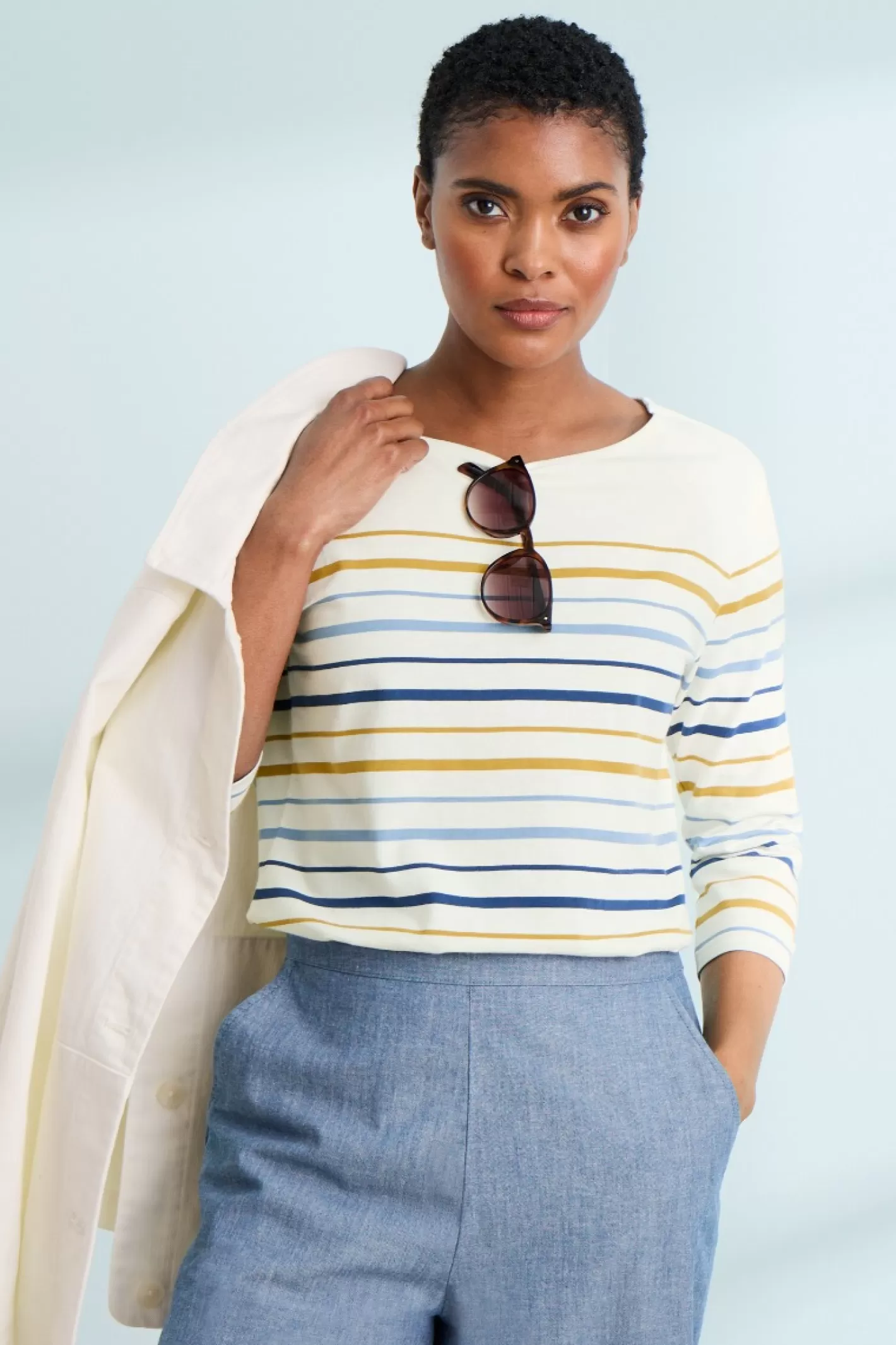 Clearance Sailor Top (Gots) Women Tops