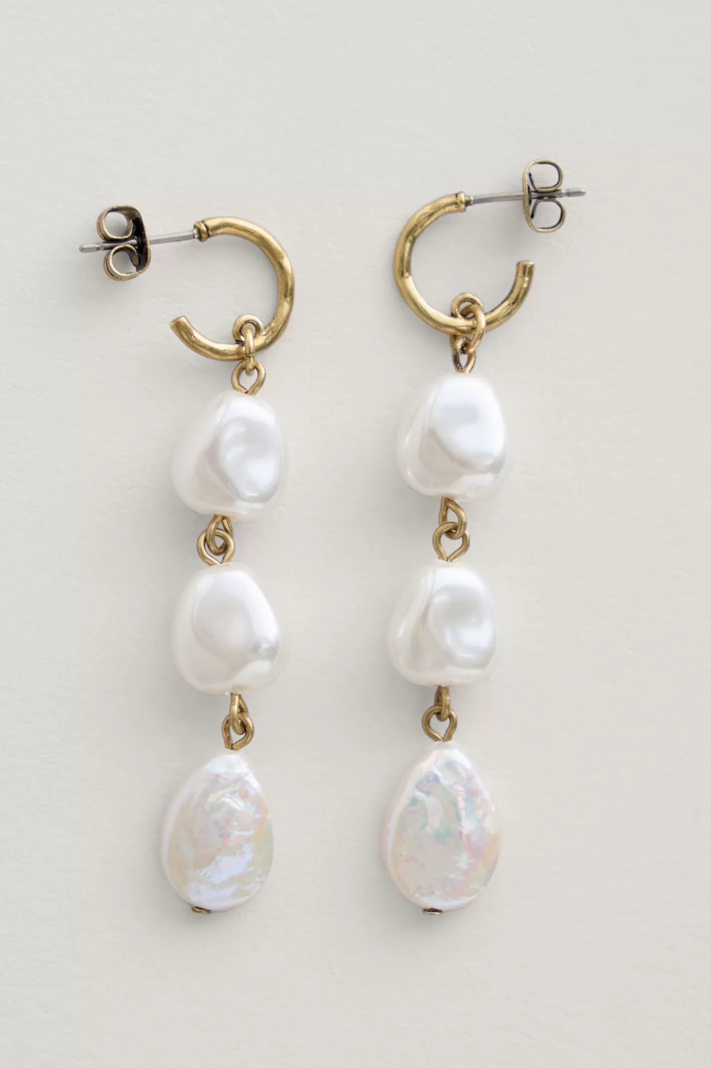 Online Valency Freshwater Pearl Drop Earrings Women Jewellery